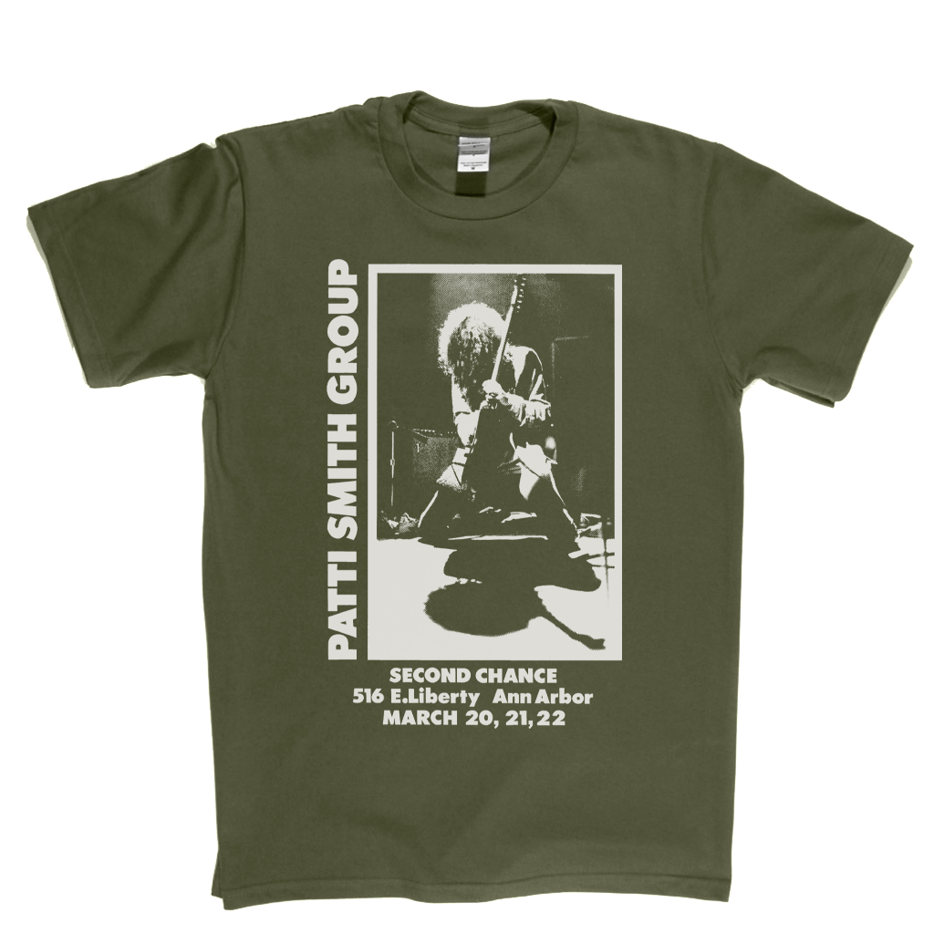 The Patti Smith Group Second Chance Poster T-Shirt