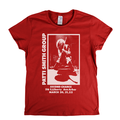 The Patti Smith Group Second Chance Poster Womens T-Shirt