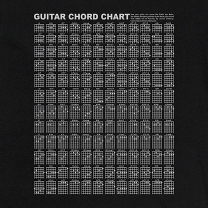 Guitar Chords Poster T-shirt