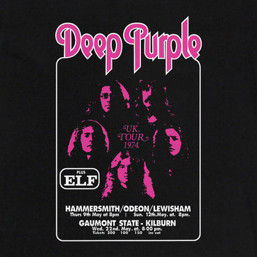 Deep Purple 1974 Tour Poster Limited Edition T-shirt