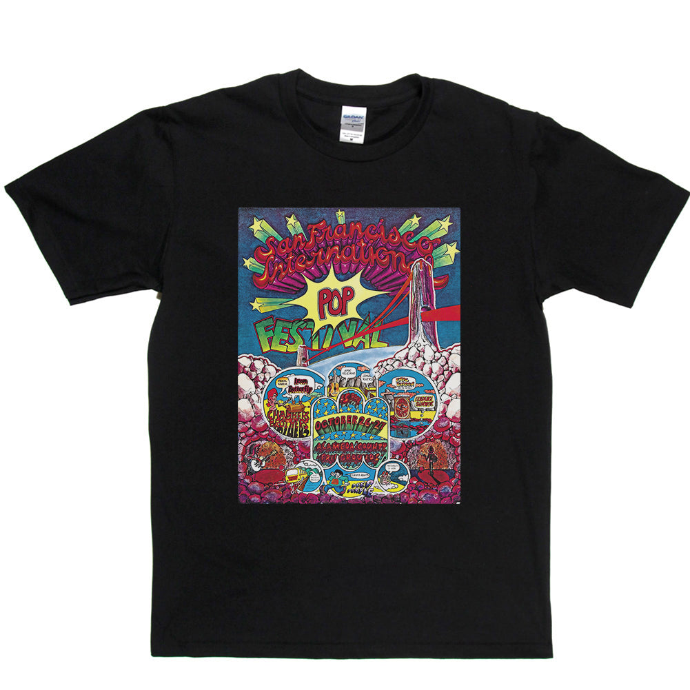 San Francisco International Pop Festival Limited Edition Poster T-shirt