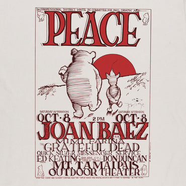 Joan Baez Peace Poster T-shirt