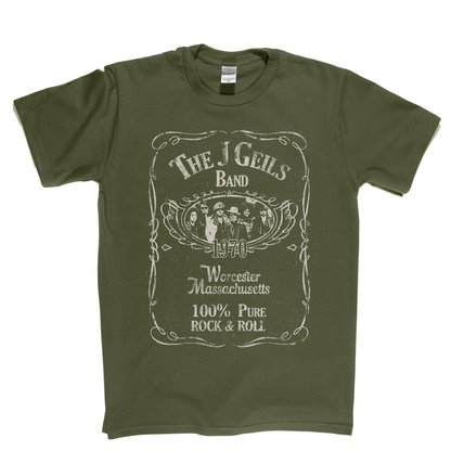 The J Geils Band Liquor Label T-Shirt