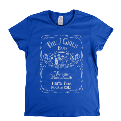 The J Geils Band Liquor Label Womens T-Shirt