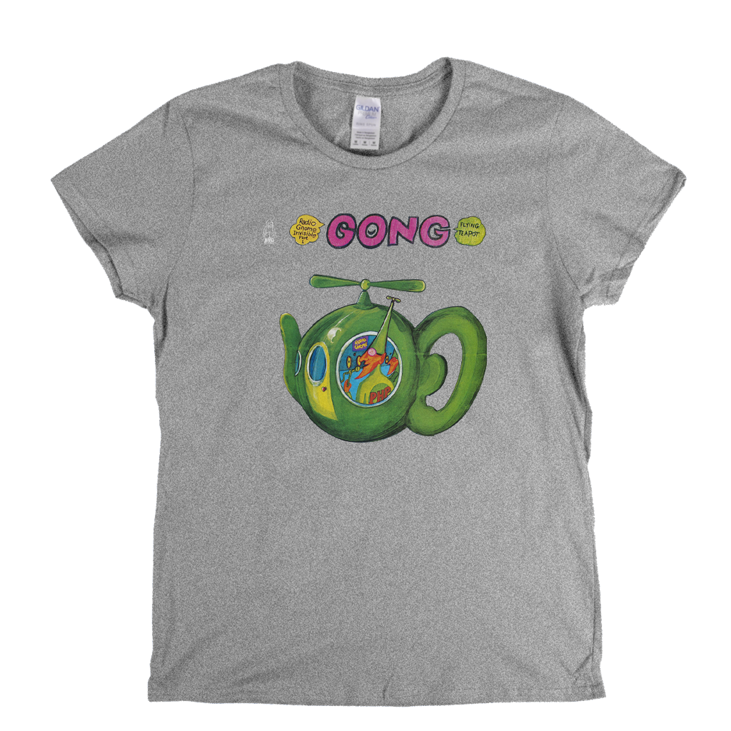 Gong Flying Teapot Womens T-Shirt