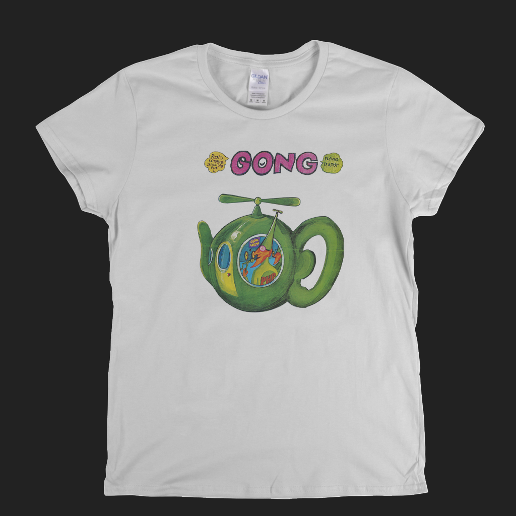 Gong Flying Teapot Womens T-Shirt