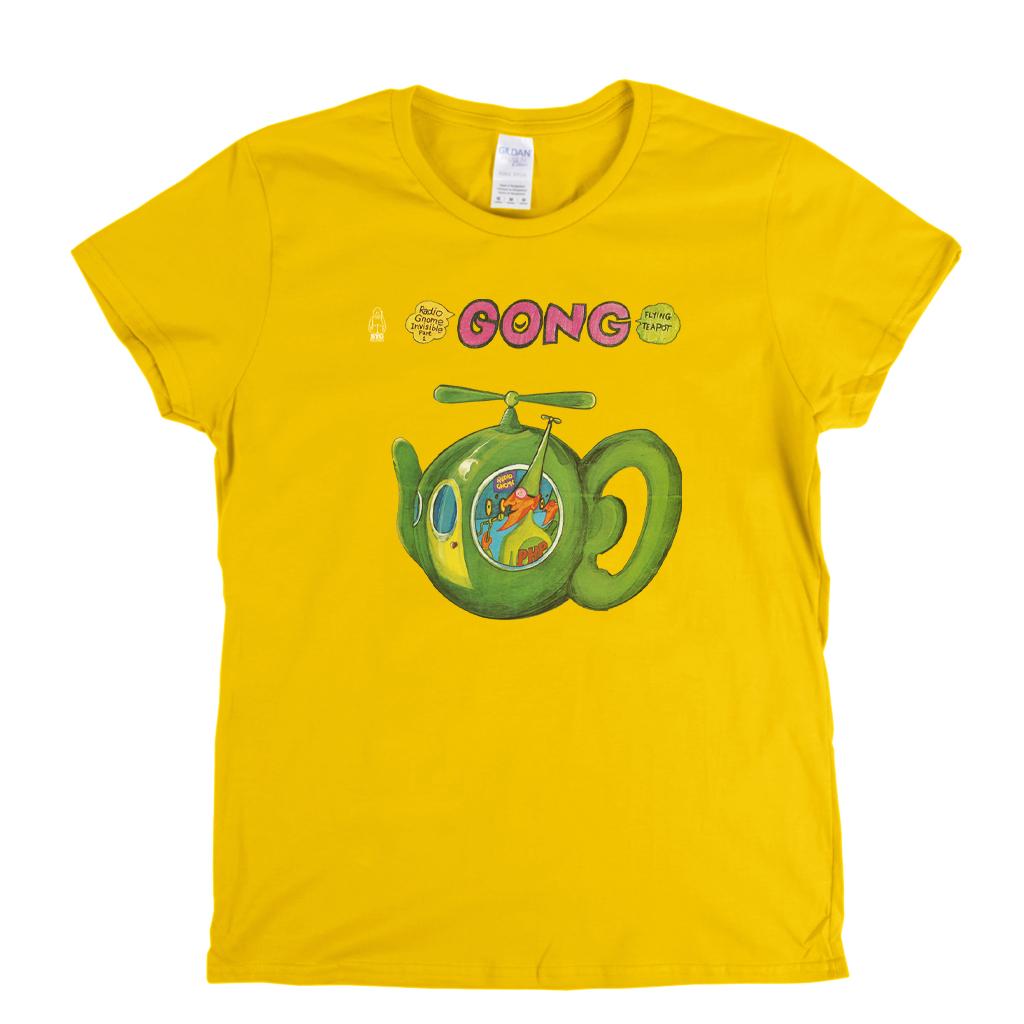 Gong Flying Teapot Womens T-Shirt