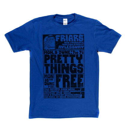 Pretty Things Free Gig Poster T-Shirt