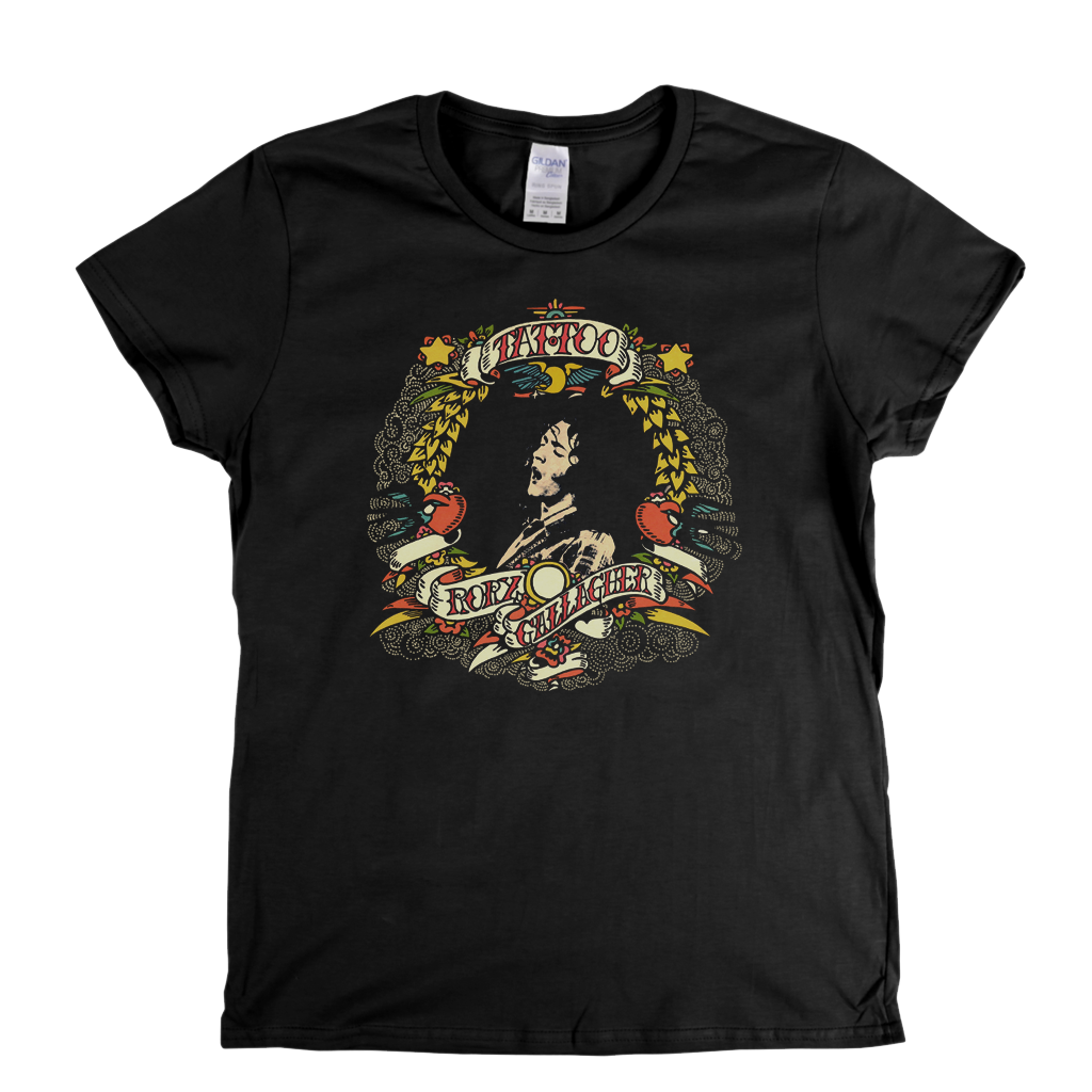 Rory Gallagher Tattoo Womens T-Shirt