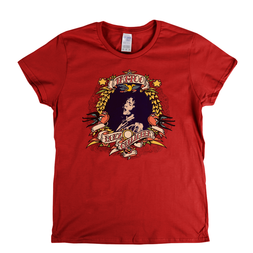 Rory Gallagher Tattoo Womens T-Shirt