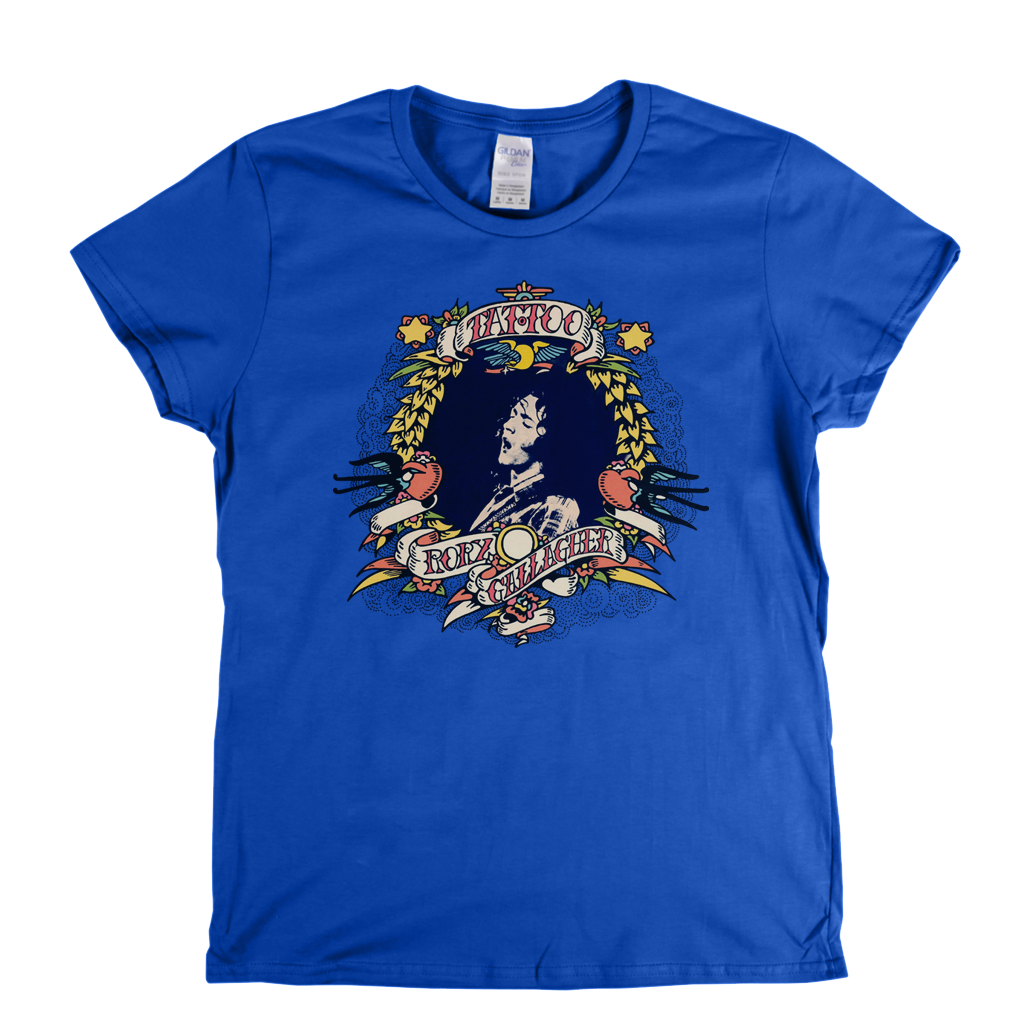 Rory Gallagher Tattoo Womens T-Shirt