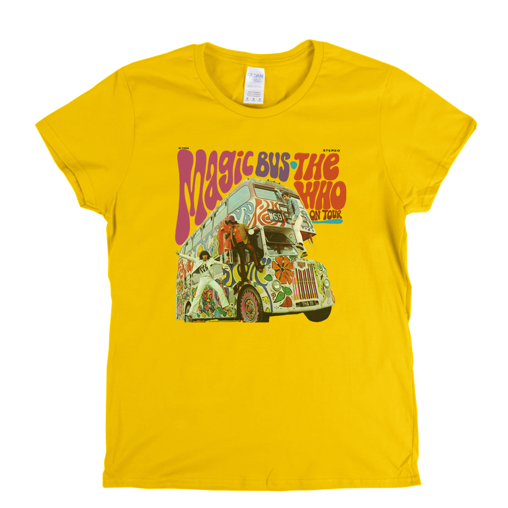 The Who Magic Bus Womens T-Shirt