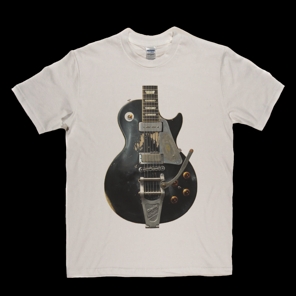 Neil Young Old Black Guitar T-Shirt