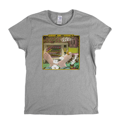 Barefoot Jerry Watchin T V Womens T-Shirt