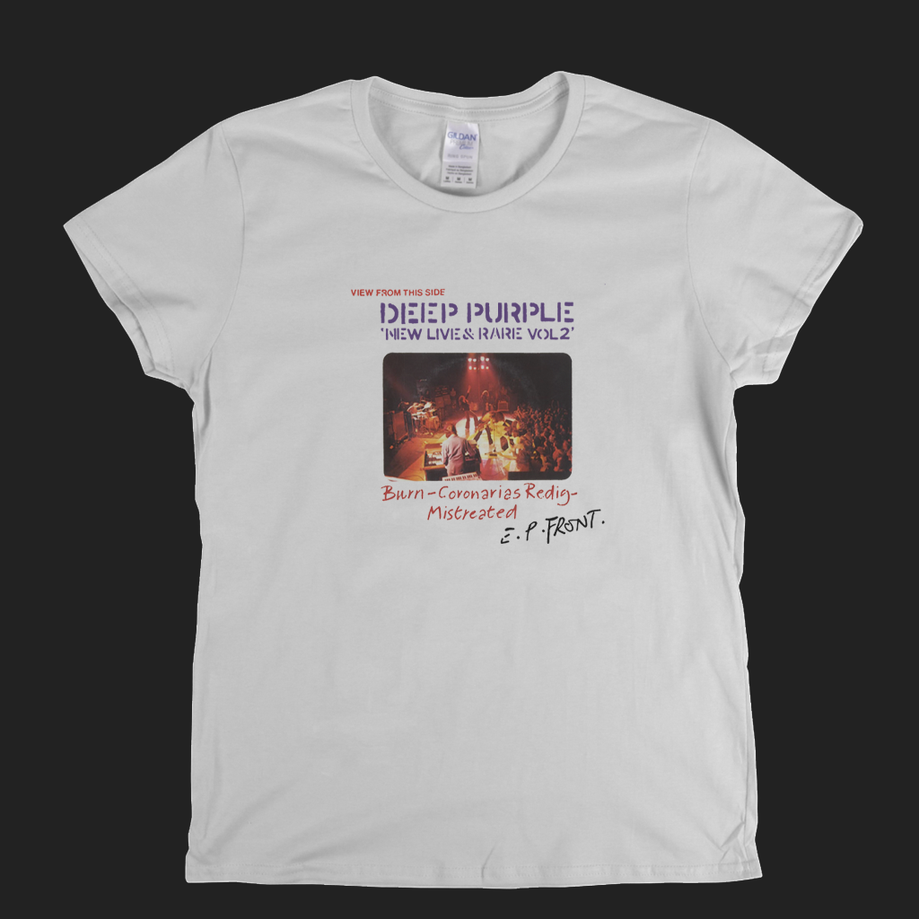 Deep Purple New Live And Rare Vol 2 Womens T-Shirt