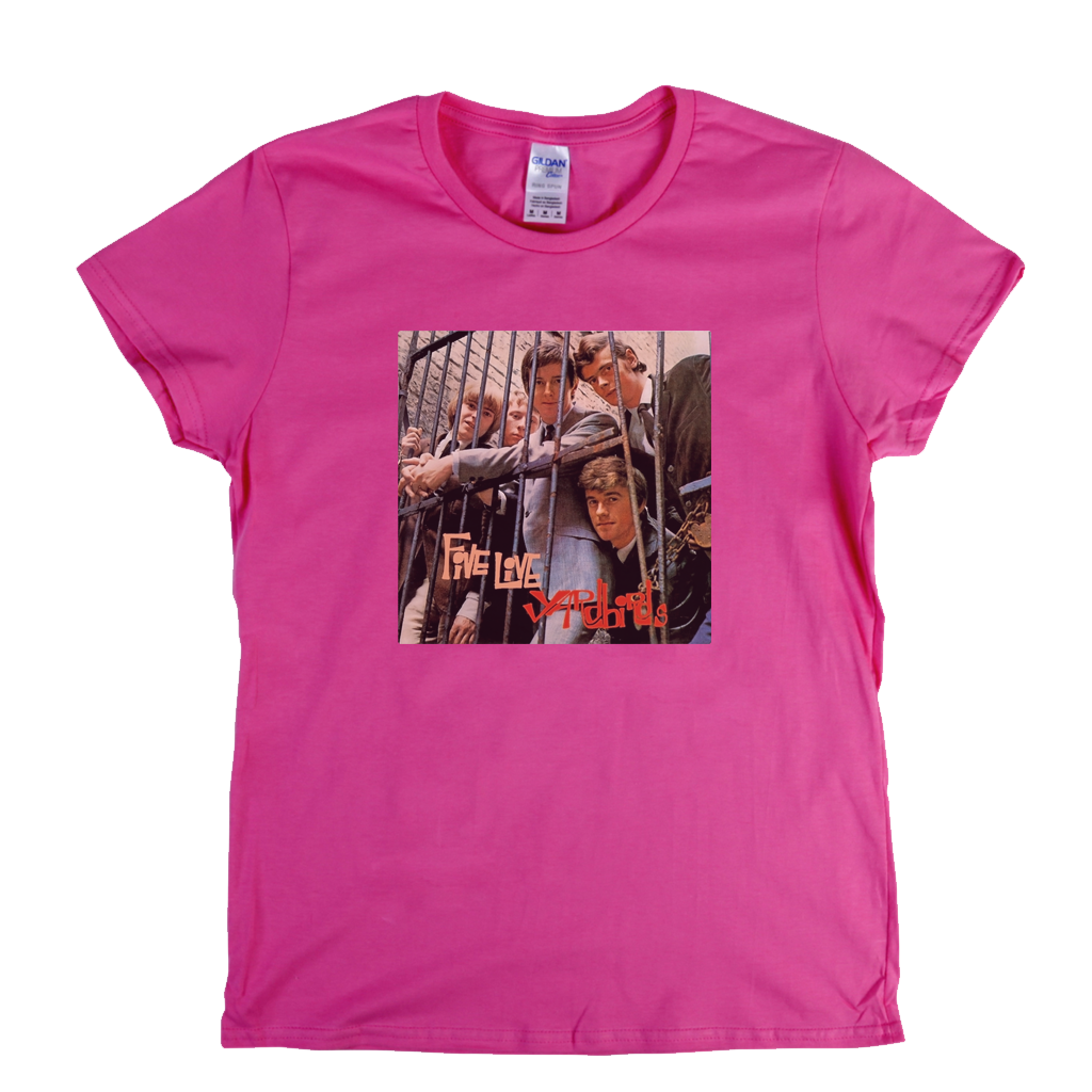 The Yardbirds Five Live Womens T-Shirt