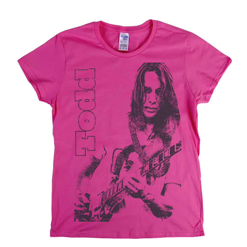 Todd Rundgren Close Up Womens T-Shirt