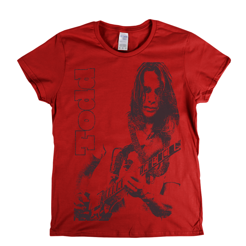 Todd Rundgren Close Up Womens T-Shirt