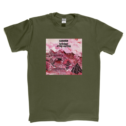 Caravan In The Land Of Grey And Pink T-Shirt