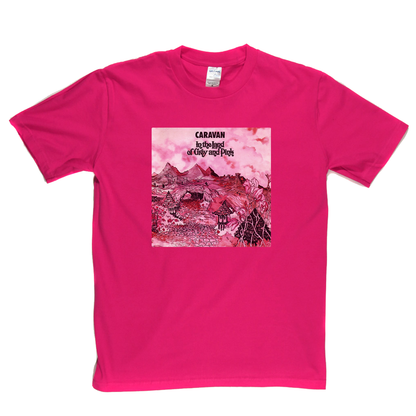 Caravan In The Land Of Grey And Pink T-Shirt