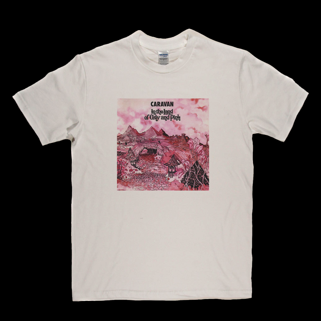 Caravan In The Land Of Grey And Pink T-Shirt