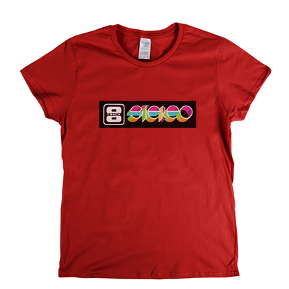 8 Track Stereo Logo Womens T-Shirt