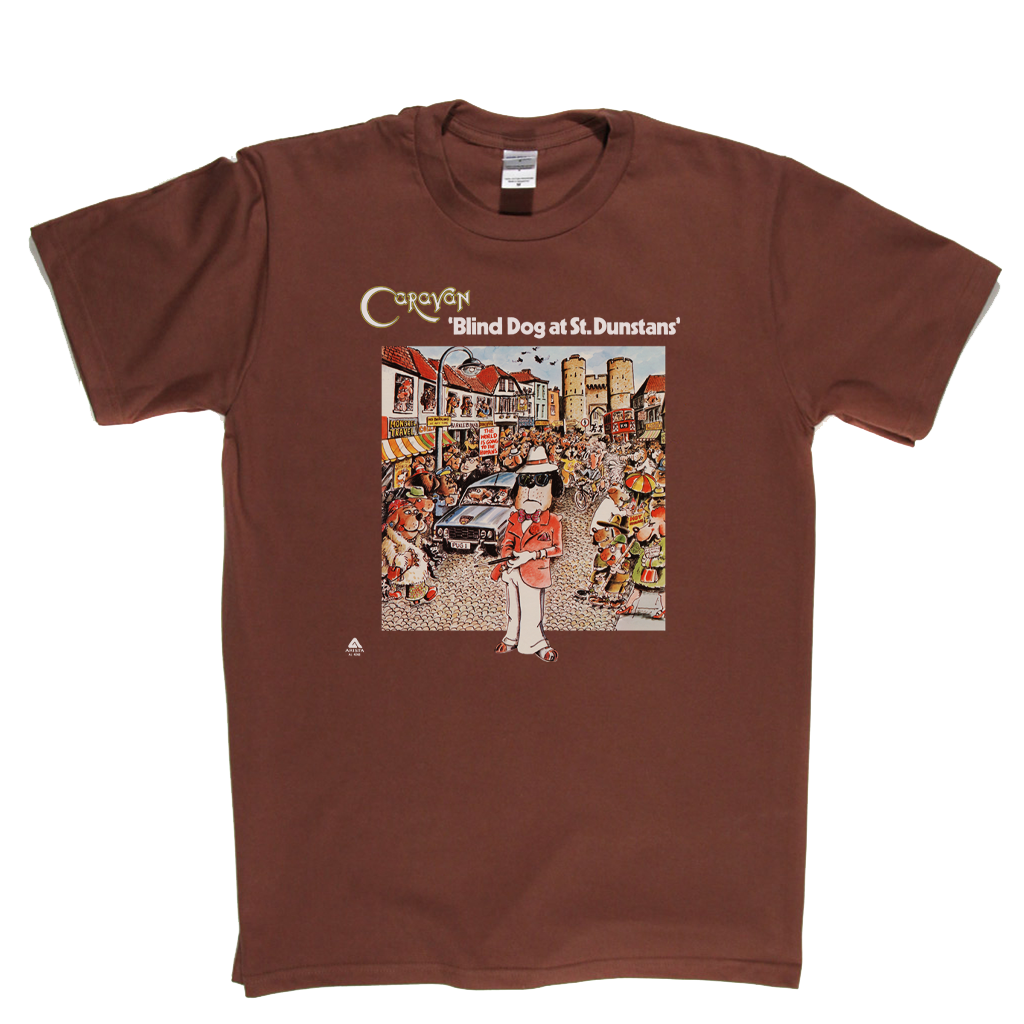 Caravan Blind Dog At St Dunstans T-Shirt