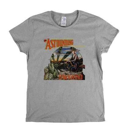 Hawkwind Astounding Sounds Amazing Music Womens T-Shirt