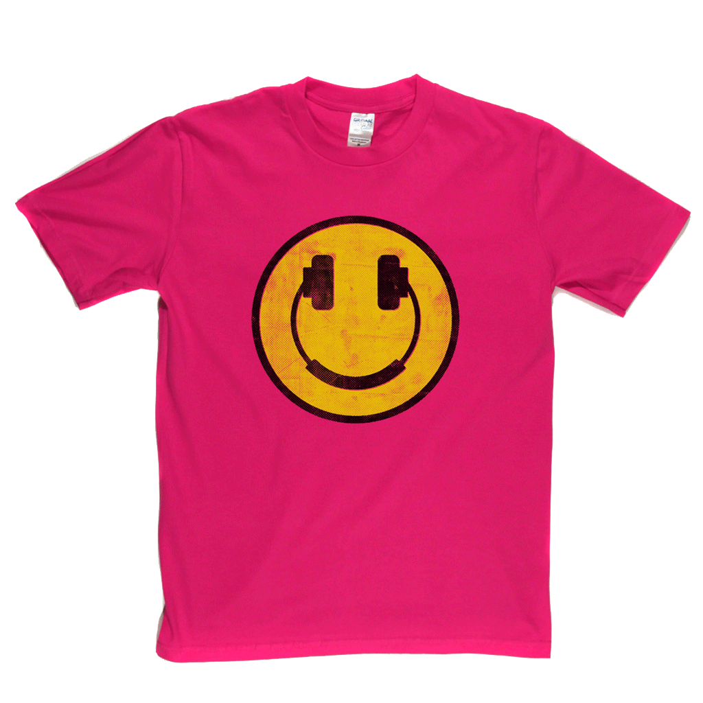 Smiley Headphones T-Shirt