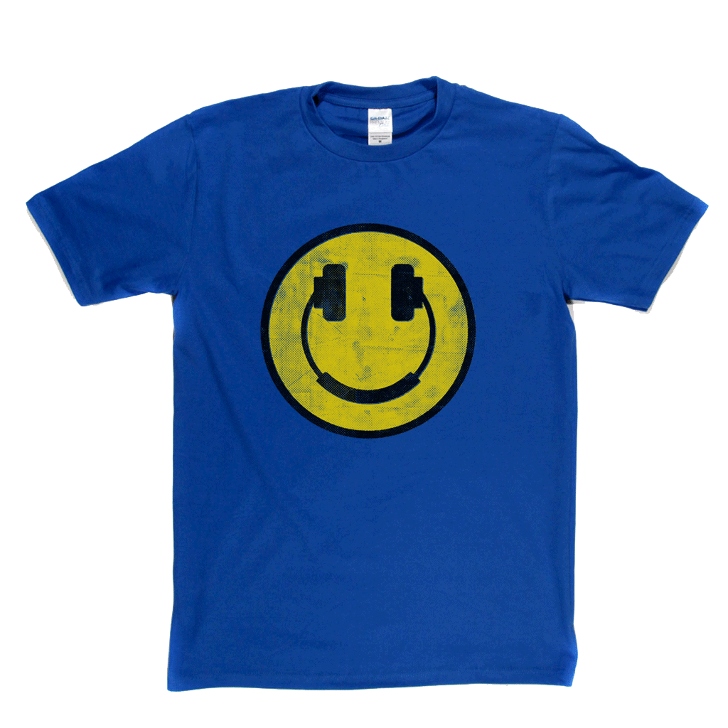 Smiley Headphones T-Shirt