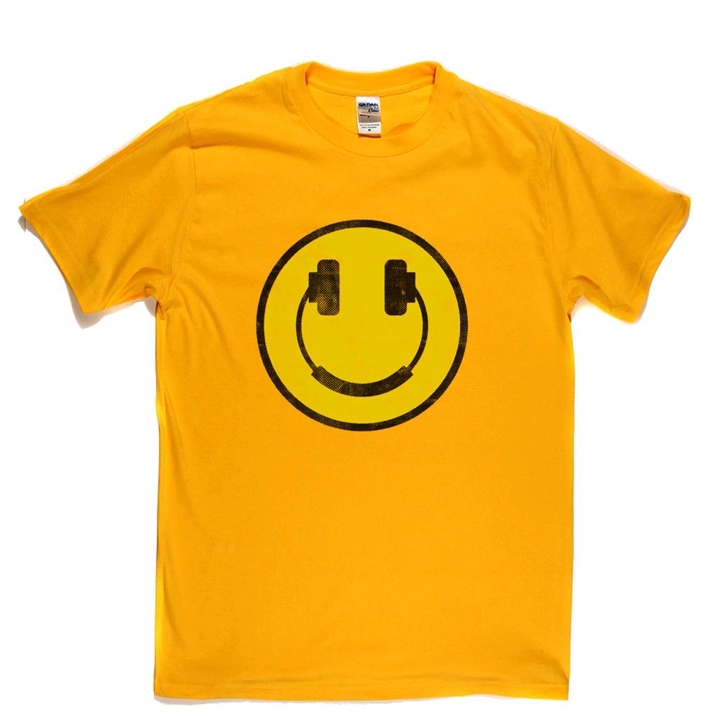 Smiley Headphones T-Shirt