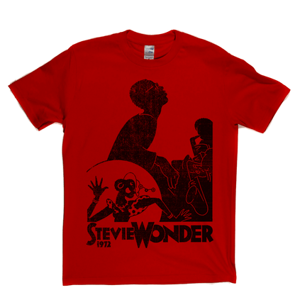 Stevie Wonder 1972 Poster T-Shirt