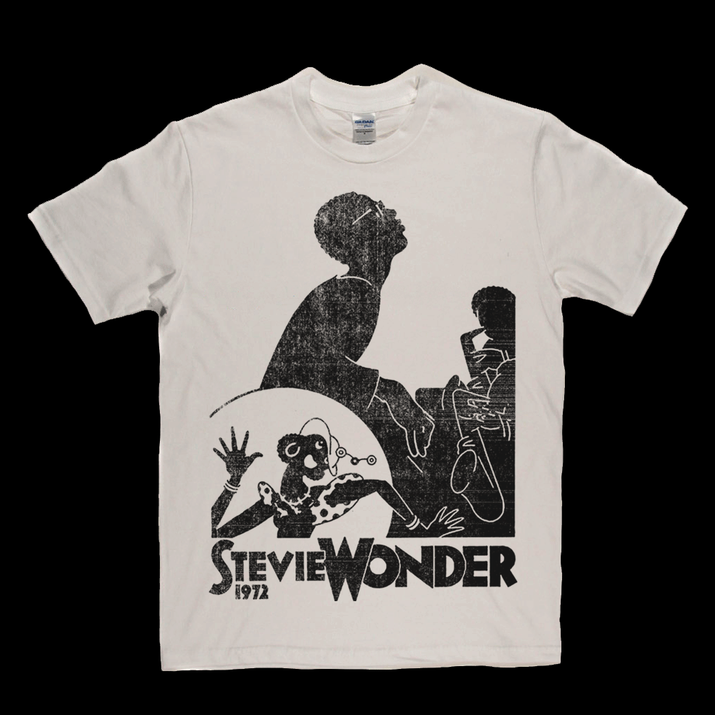 Stevie Wonder 1972 Poster T-Shirt