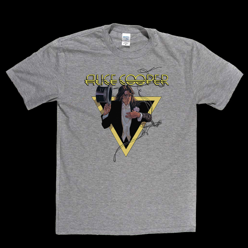 : Alice Cooper – Welcome To My Nightmare Yellow Triangle Long  Sleeve T-Shirt : Clothing, Shoes & Jewelry