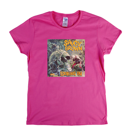 Savoy Brown Looking In Womens T-Shirt