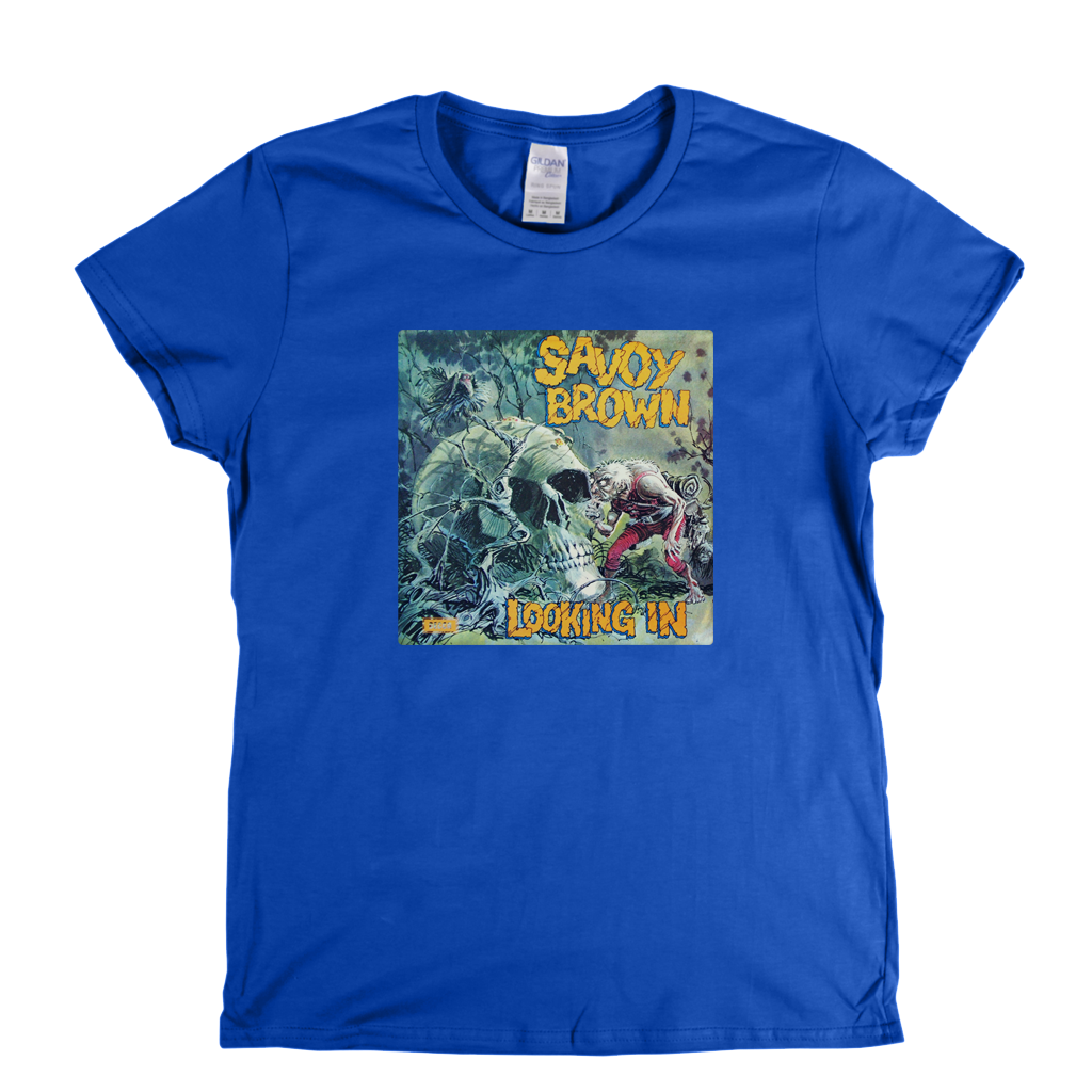 Savoy Brown Looking In Womens T-Shirt