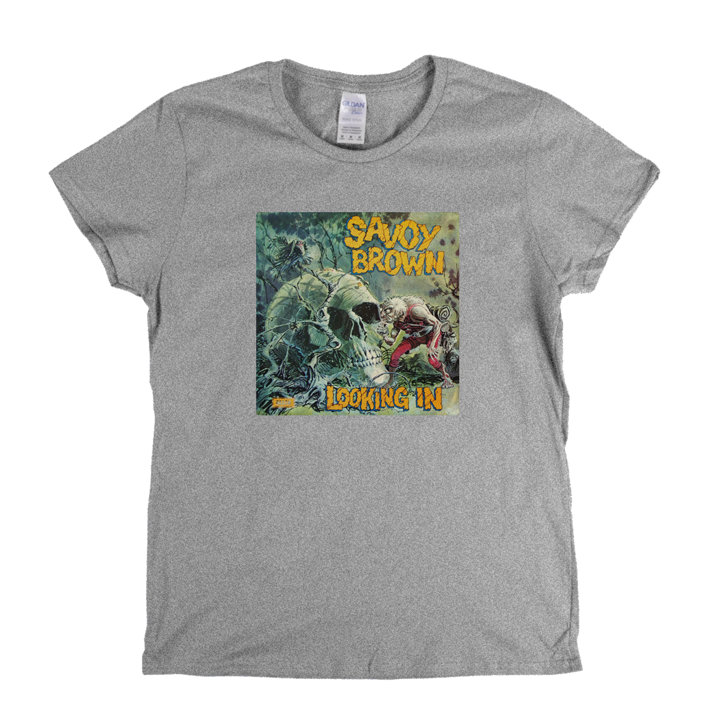 Savoy Brown Looking In Womens T-Shirt