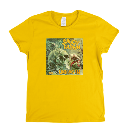 Savoy Brown Looking In Womens T-Shirt