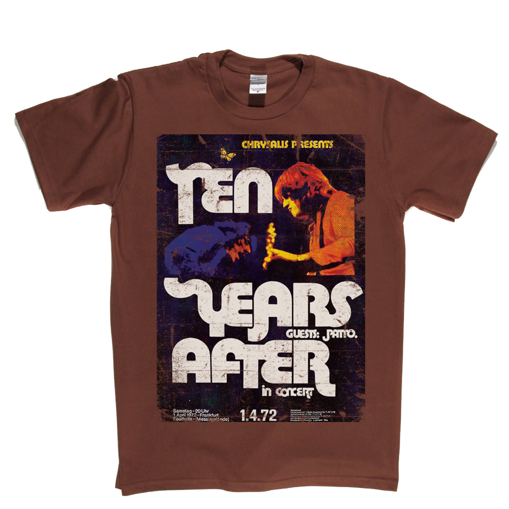 Ten Years After In Concert Poster T-Shirt