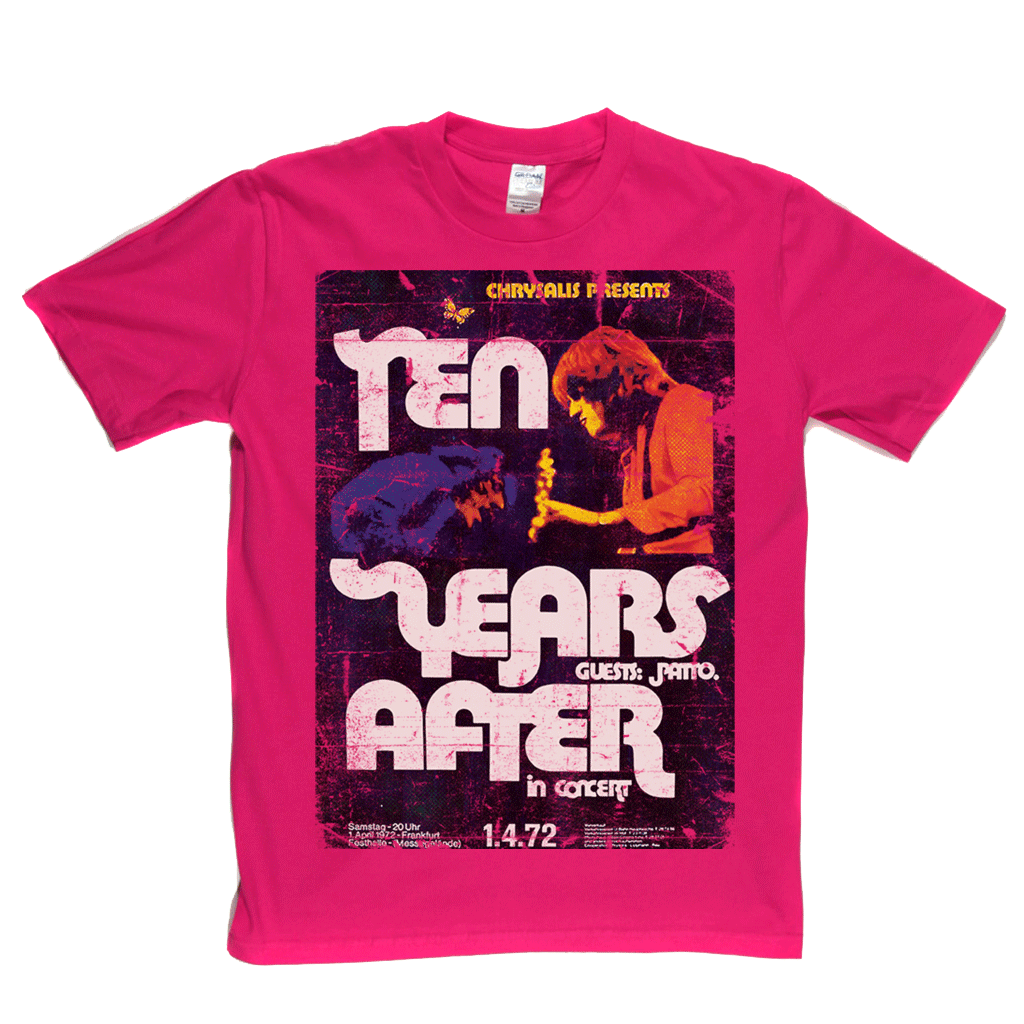 Ten Years After In Concert Poster T-Shirt