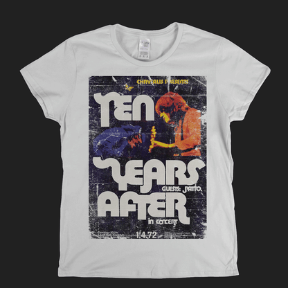 Ten Years After In Concert Poster Womens T-Shirt