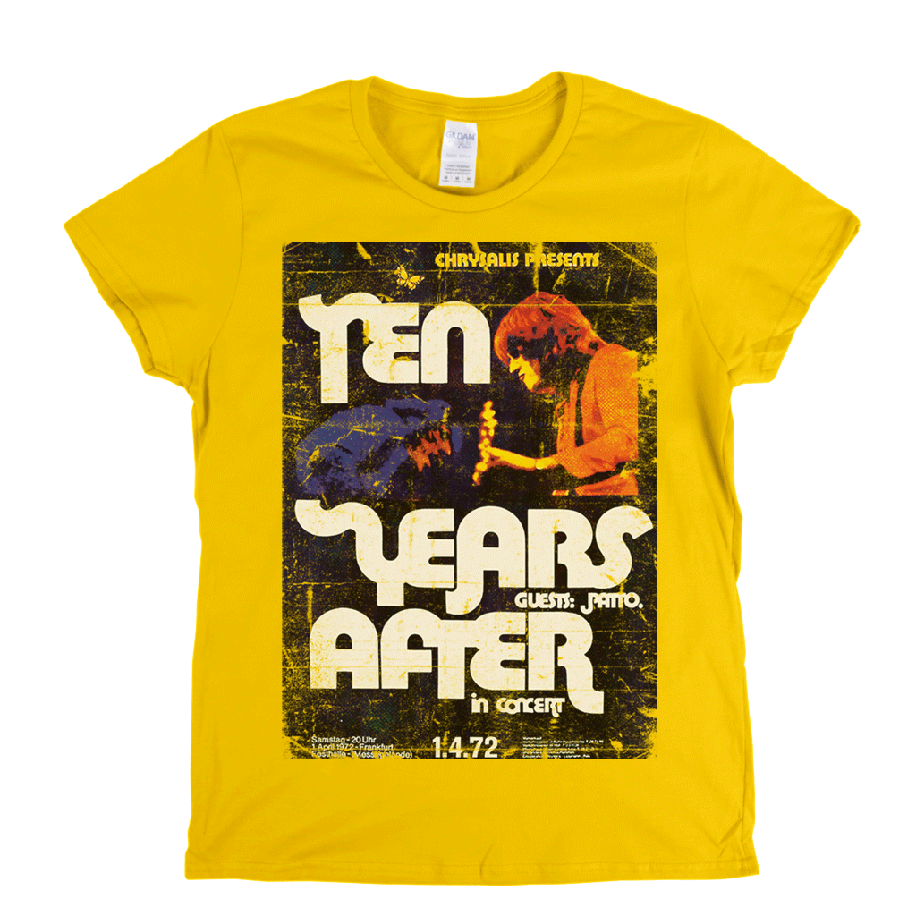 Ten Years After In Concert Poster Womens T-Shirt