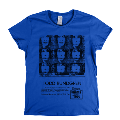 Todd Rundgren Agora Poster Womens T-Shirt