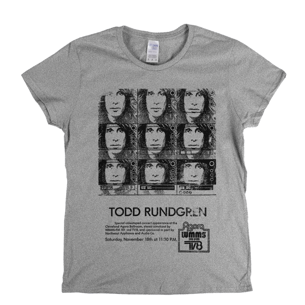 Todd Rundgren Agora Poster Womens T-Shirt