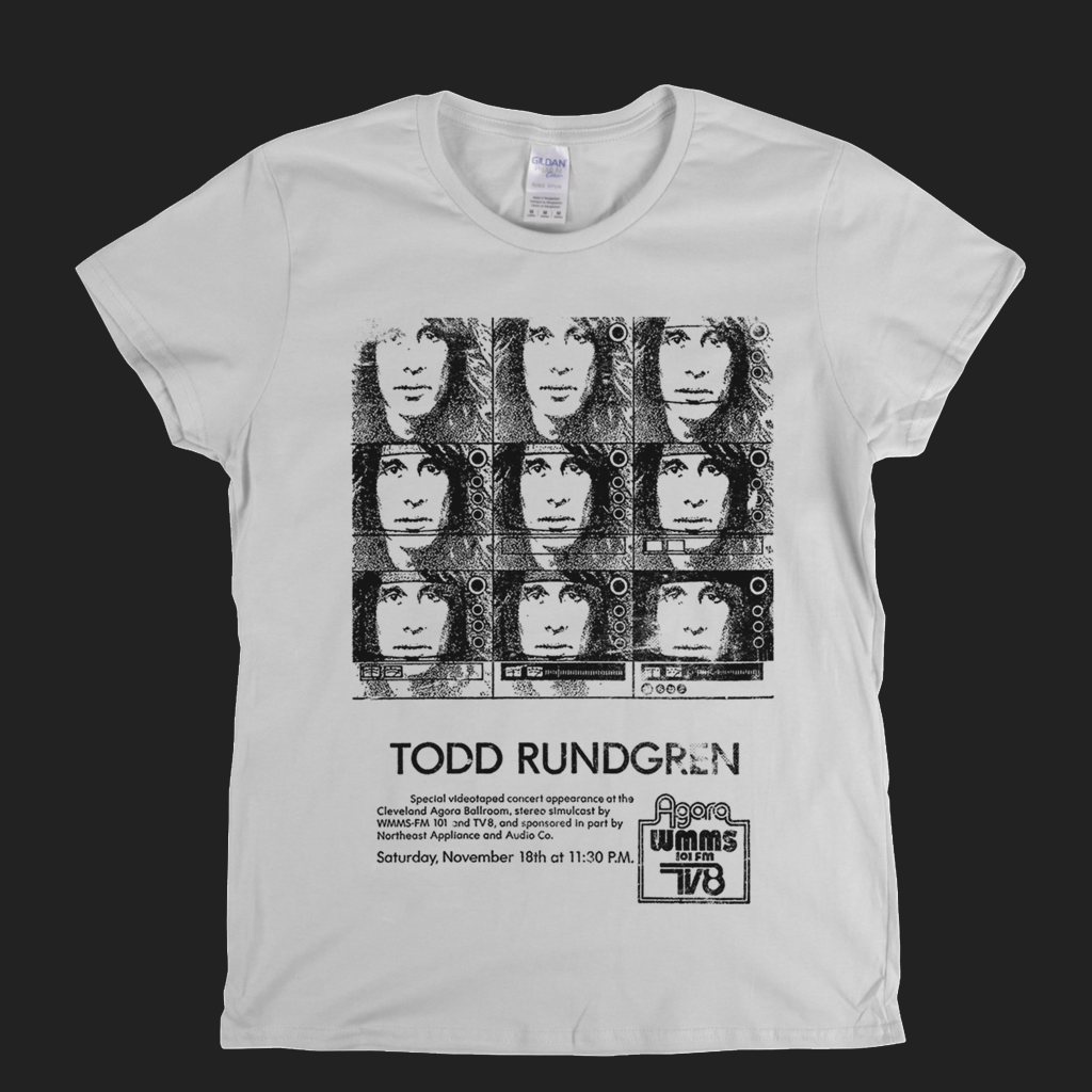 Todd Rundgren Agora Poster Womens T-Shirt