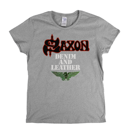 Saxon Denim And Leather Womens T-Shirt