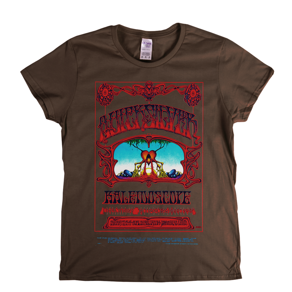 Quicksilver Kaleidoscope Poster Womens T-Shirt