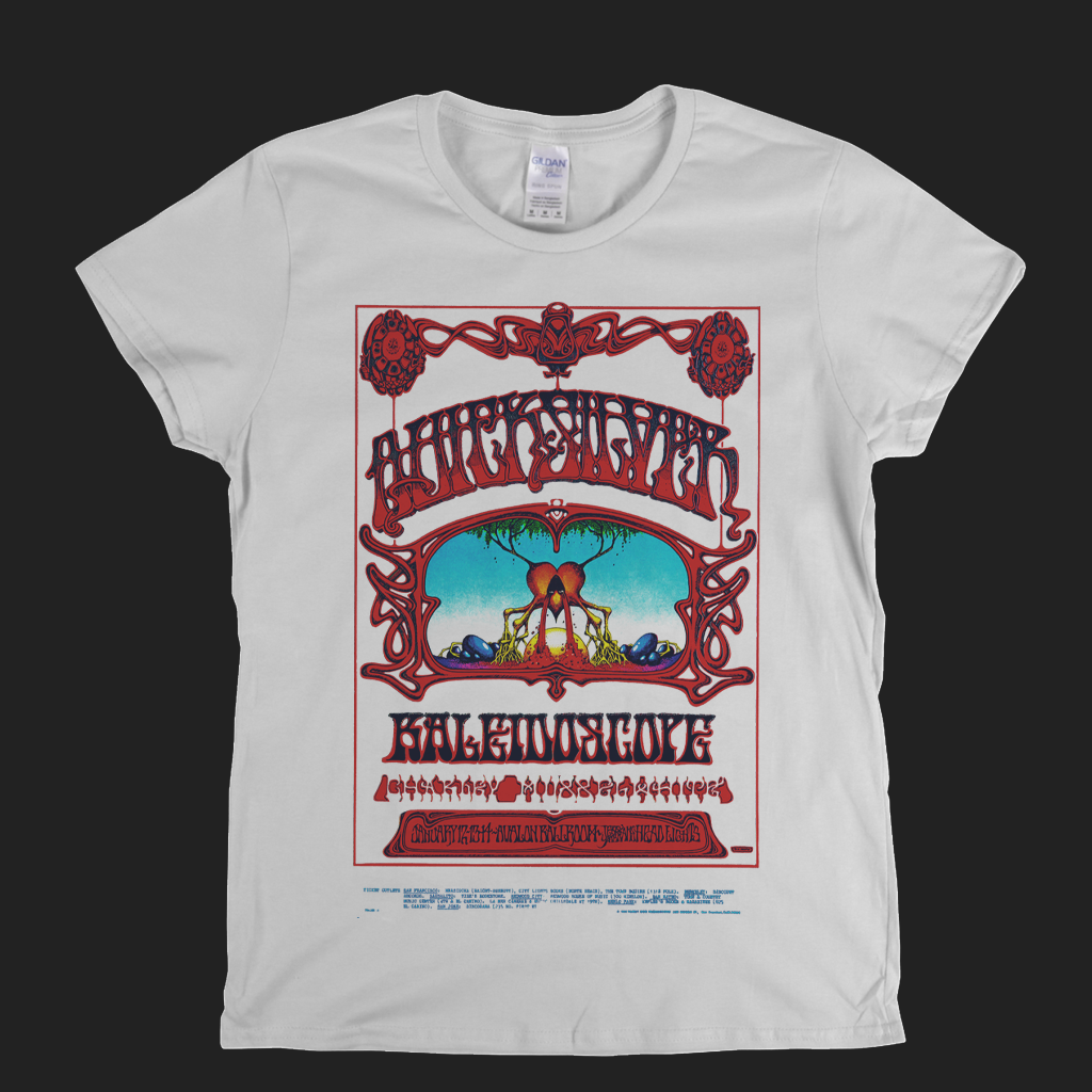 Quicksilver Kaleidoscope Poster Womens T-Shirt