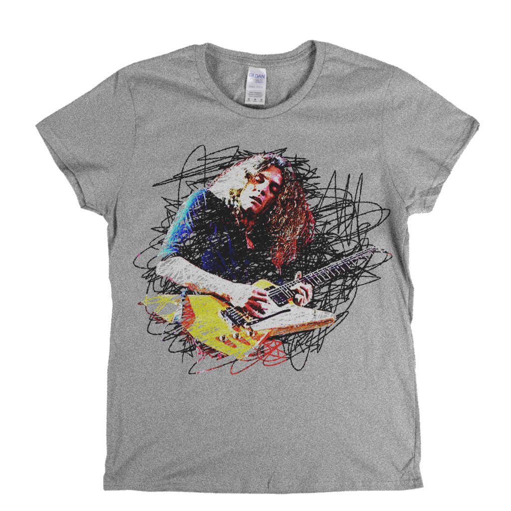 Allen Collins 1952 1990 Womens T-Shirt