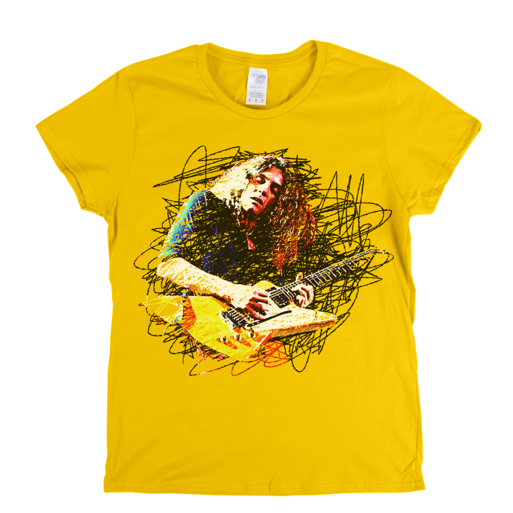 Allen Collins 1952 1990 Womens T-Shirt